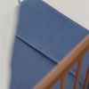 Wiegdeken - Jacquard pure indigo 